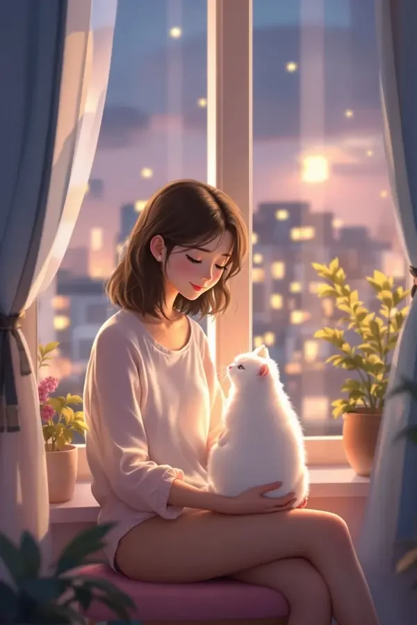 她和她的猫 海报